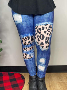 Cheetah Peekaboo Leggings