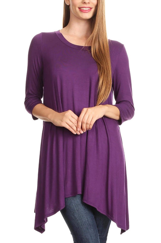 **FINAL SALE** Shark Bite Tunic / Purple