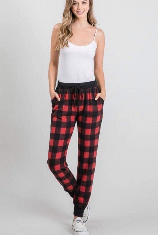 Buffalo Plaid Joggers